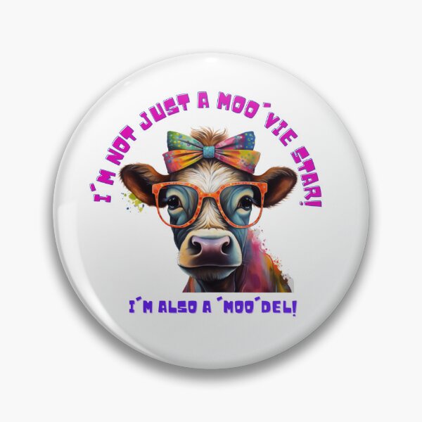 Item preview, Cute colorful funny cow in sunglasses designed and sold by Dreamtodream.
