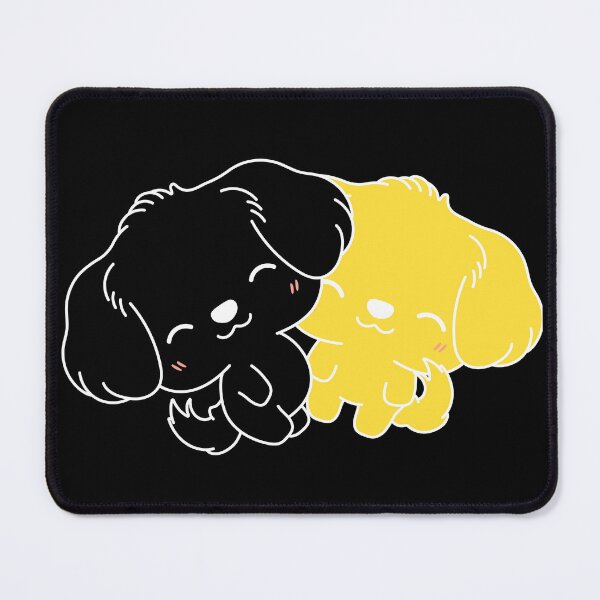 Item preview, Labradoodles Black Yellow Cute designed and sold by ArtisShops.