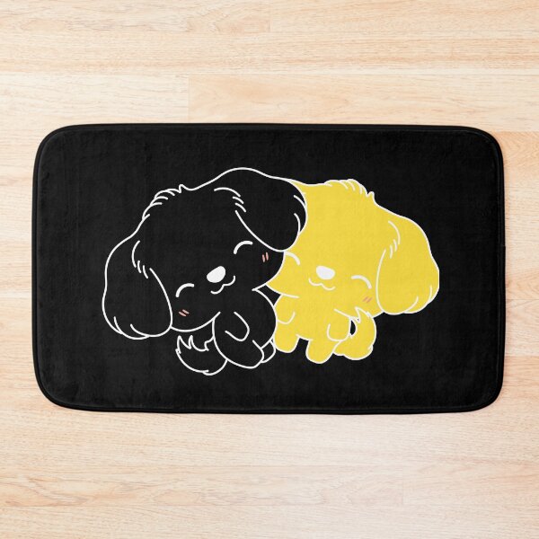 Artikelvorschau, Labradoodles schwarz gelb süß entworfen und verkauft von ArtisShops.