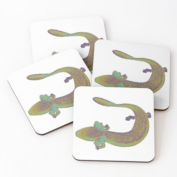 Item preview, Salamander - vintage in kiwi designed and sold by DreamingBeetle.