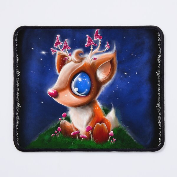 Item preview, Mushy Mushroom Reindeer designed and sold by PixieMind.