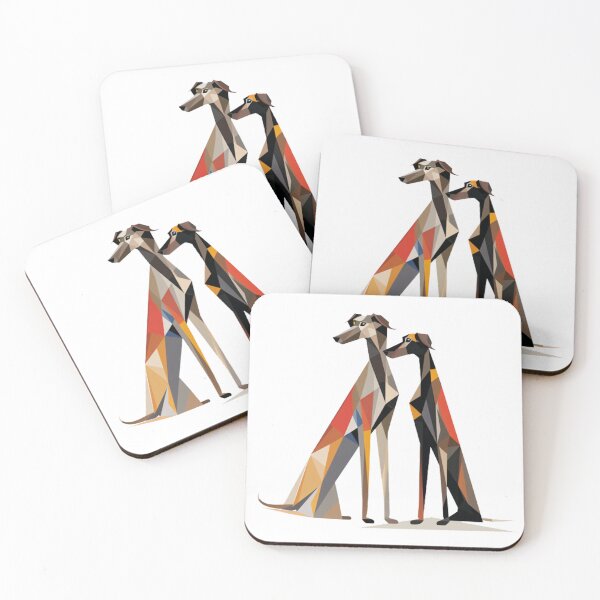 Item preview, 2 attentive greyhounds designed and sold by aghnadarragh.