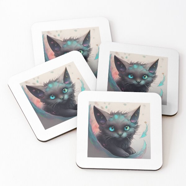 Item preview, Cute colorsplash cat designed and sold by MALebowskiAI.