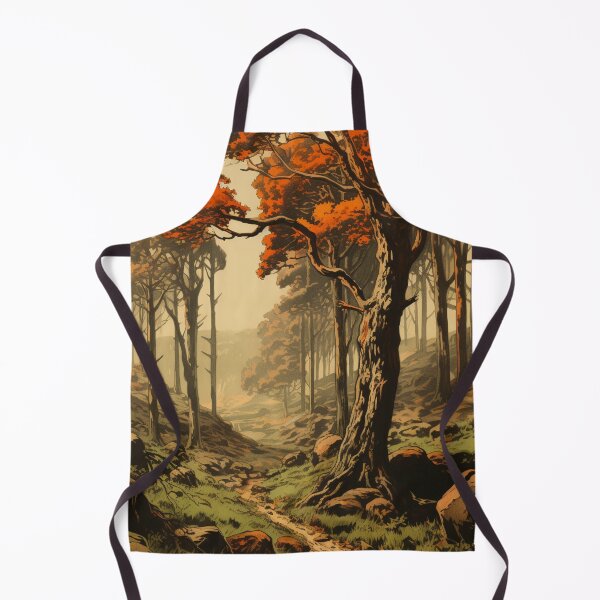 Item preview, A Vintage Painting Featuring a Forest designed and sold by GoodOldVintage.