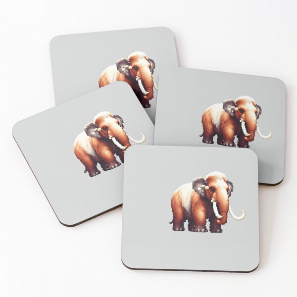 Item preview, Pixel Wooly Mammoth Design Print  designed and sold by randomtdesigns.