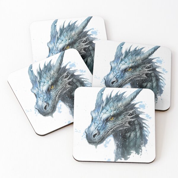 Item preview, Glacial Serenity: Water Ice Dragon Art designed and sold by Christian Weiss.
