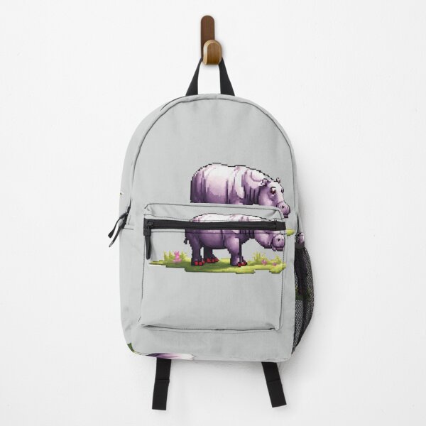 Item preview, Pixel Hippo Design Print designed and sold by randomtdesigns.