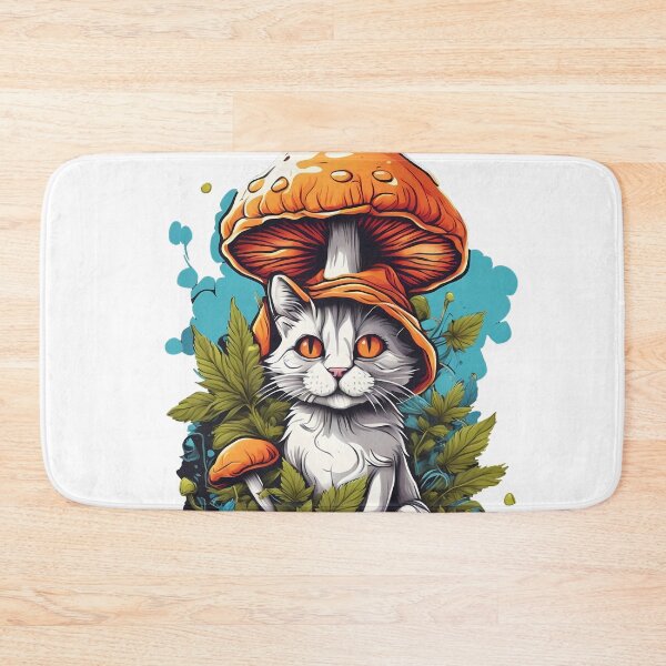 Item preview, Kitty Mushroom Cat 1ish Peeenile Enviousness is Going on Here? designed and sold by wojysmokes.