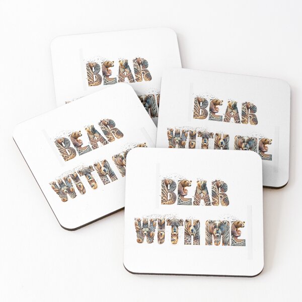 Item preview, Bear With Me Funny Writing designed and sold by HanaiPrint.