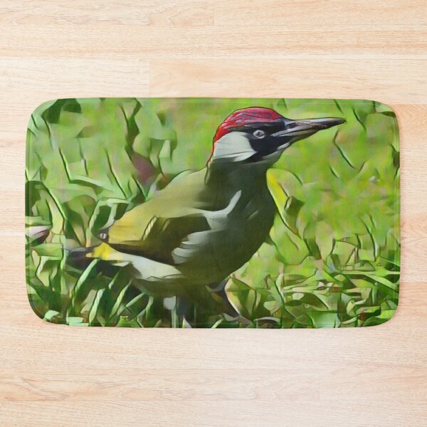 Item preview, Woodpecker Camouflage in Retro Pop designed and sold by Fearless-Fox.