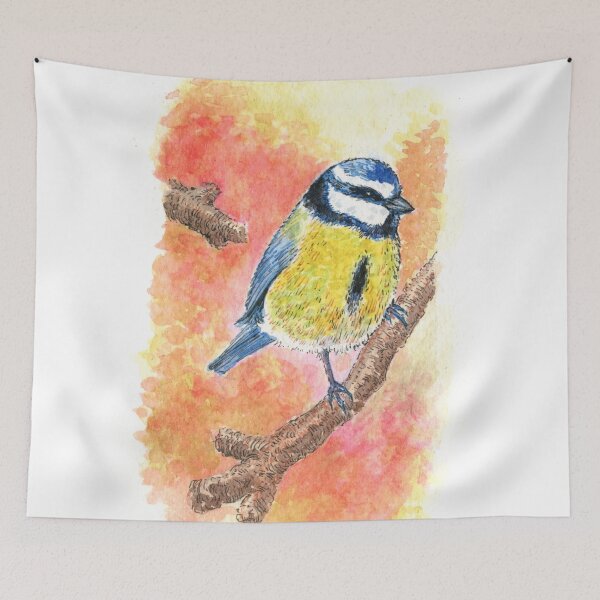 Item preview, Blue Tit - Watercolour designed and sold by Brett Miley.