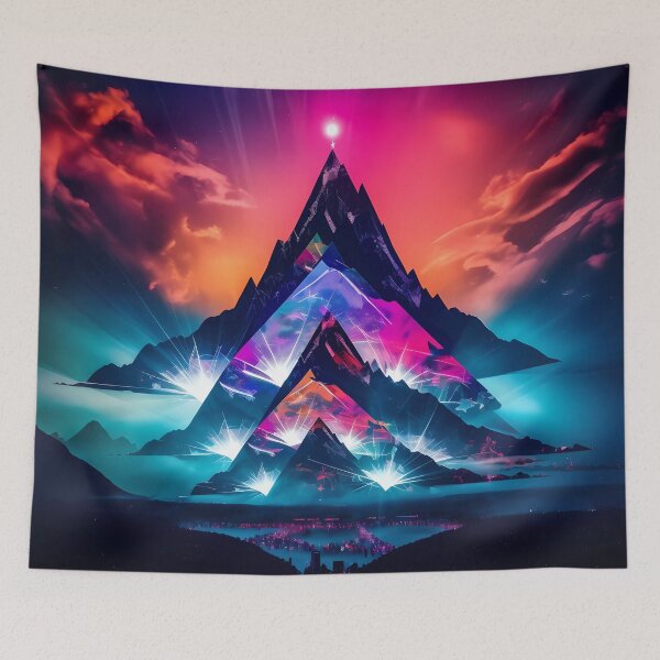 Item preview, "Celestial Mountain Whispers" designed and sold by Art-Vortex-fr.
