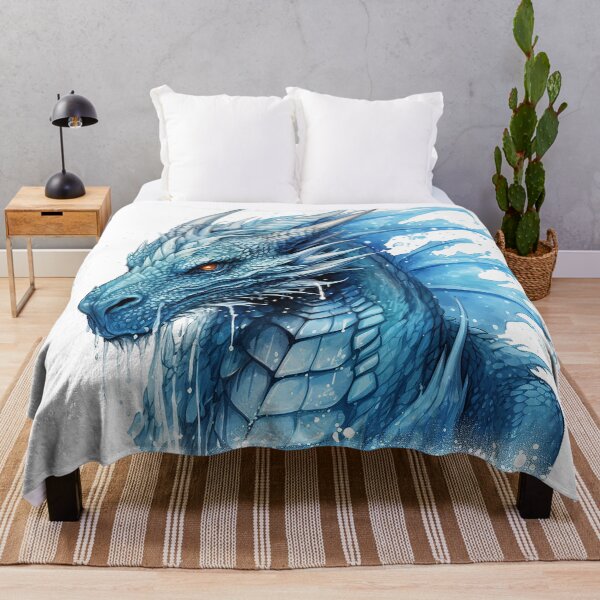 Item preview, Glacial Serenity: Aquafrost, the Water Ice Dragon Art designed and sold by Christian Weiss.