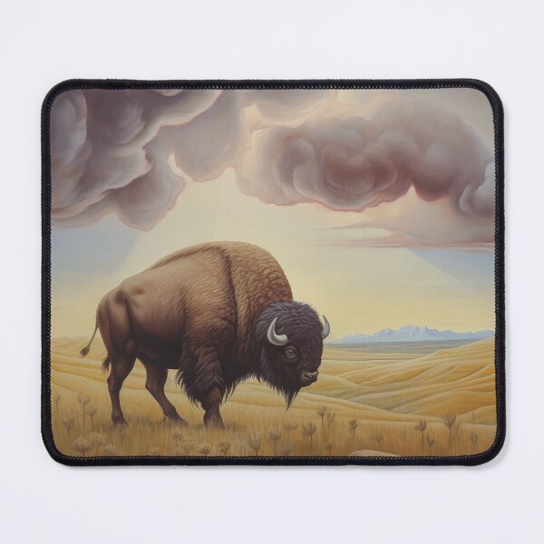 Item preview, Martian Buffalo on Grass Prairie on Mars designed and sold by Peter LOPEZ.