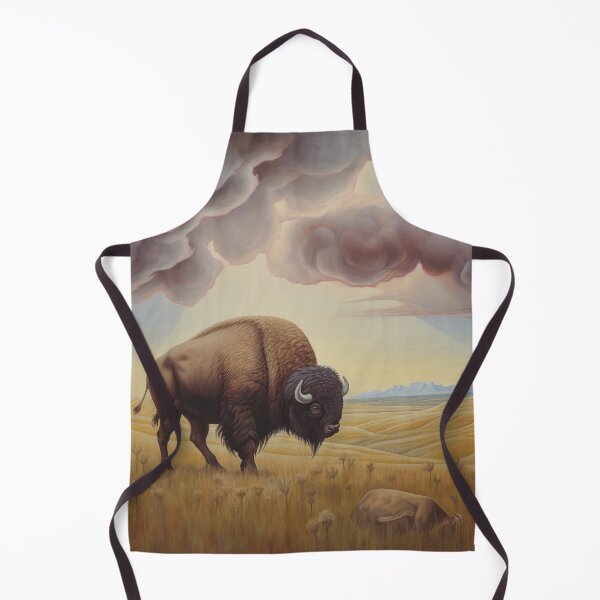Item preview, Martian Buffalo on Grass Prairie on Mars designed and sold by Peter LOPEZ.