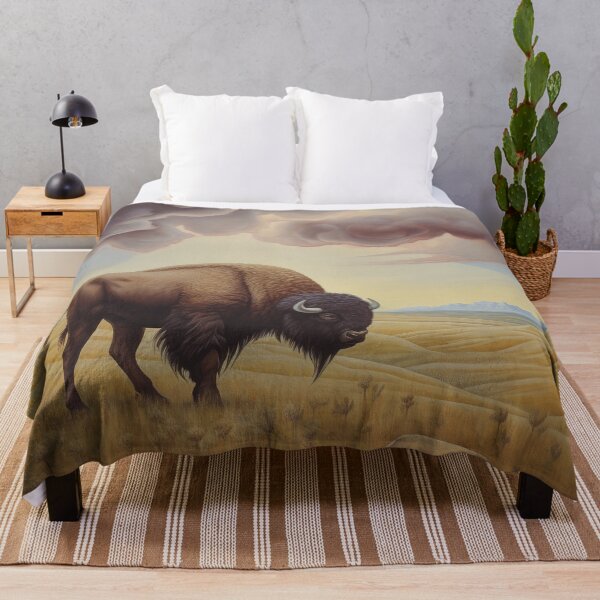 Item preview, Martian Buffalo on Grass Prairie on Mars designed and sold by Peter LOPEZ.