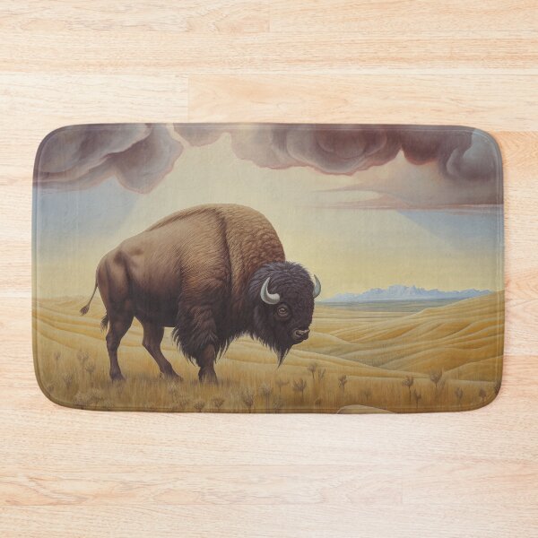 Item preview, Martian Buffalo on Grass Prairie on Mars designed and sold by Peter LOPEZ.
