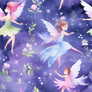 Artwork thumbnail, Fairy Pattern 16 by DigitalPatternx
