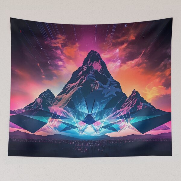 Item preview, "Celestial Mountain Whispers" designed and sold by Art-Vortex-fr.
