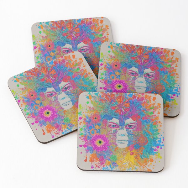 Item preview, flowery face designed and sold by Printables1970.