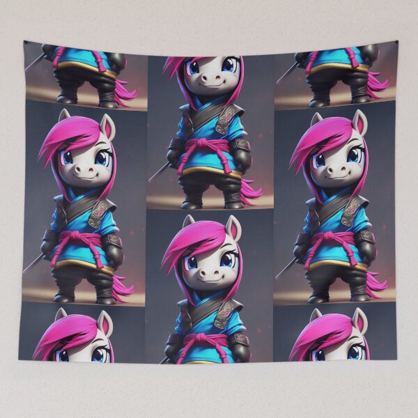 Item preview, A cute, beautiful and cool samurai pony designed and sold by Pelzi100.