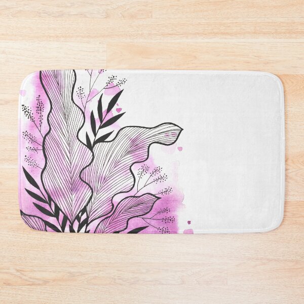 Item preview, Magenta Watercolor Banana Leaf designed and sold by BEATRIZKOBORI.