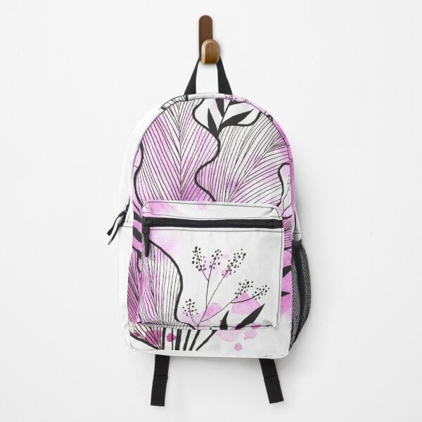 Item preview, Magenta Watercolor Banana Leaf designed and sold by BEATRIZKOBORI.