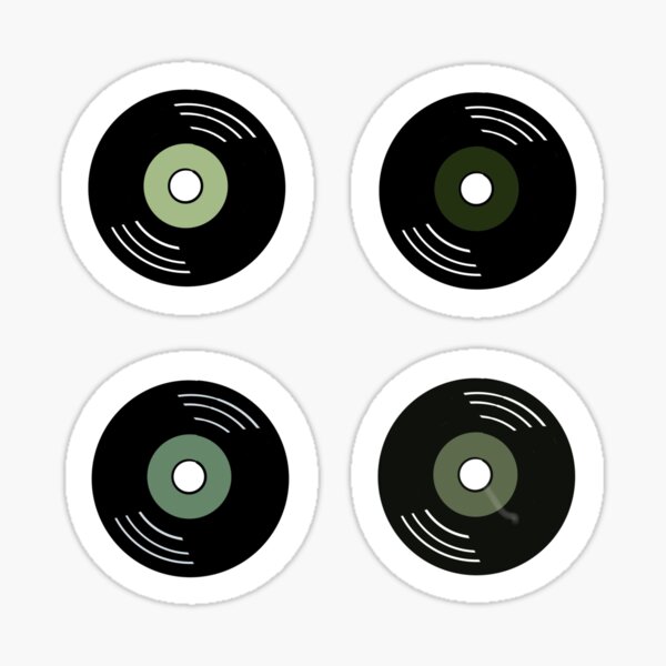 Item preview, Green Records Sticker Packs designed and sold by luvbluejay.