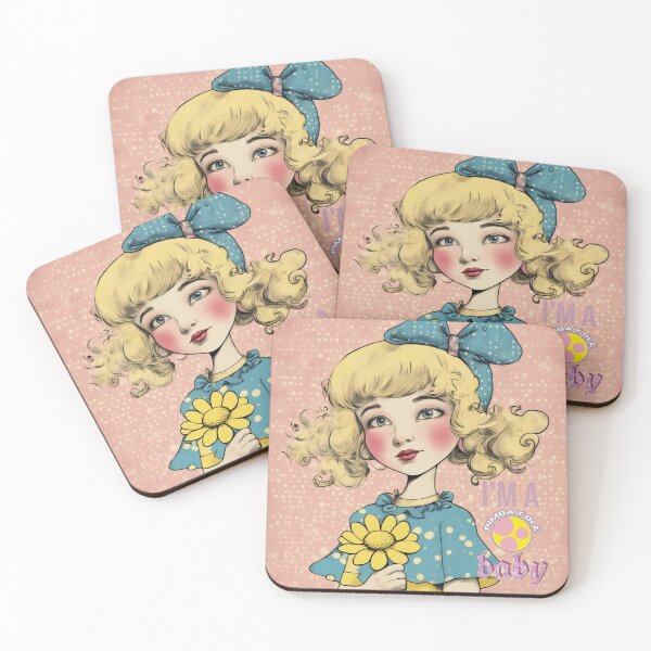 Item preview, I am a Pimba Y Olé baby, sweet girl & daisies designed and sold by Pimbayole.
