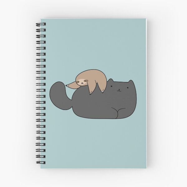 Item preview, Baby Sloth Playing with Cat's Tail designed and sold by SaradaBoru.