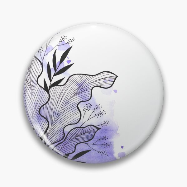 Item preview, Lilac Watercolor Banana Leaf designed and sold by BEATRIZKOBORI.