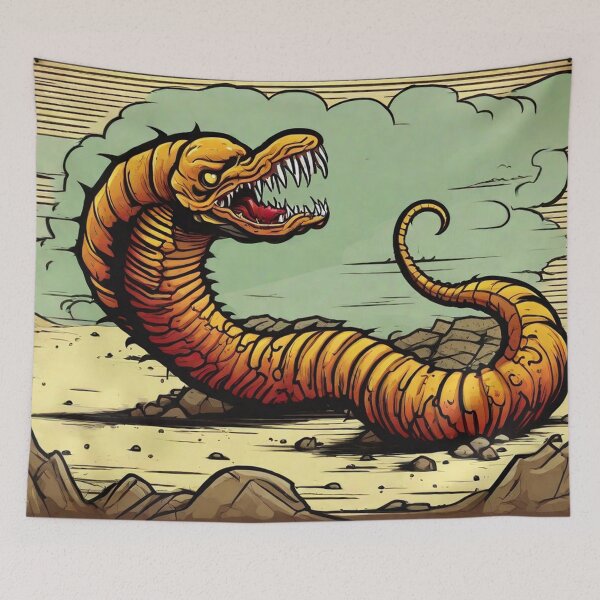 Item preview, Mongolian Death Worm 15 designed and sold by AIfolklore.