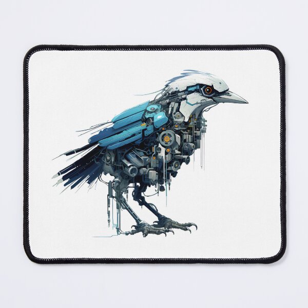 Item preview, Cyberpunk Bird in Neon Colors designed and sold by SchorlCraft.
