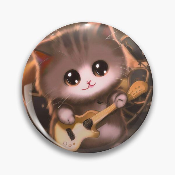 Item preview, The Guitarist Cat Band that Rocks designed and sold by DrawingsbyAgnes.