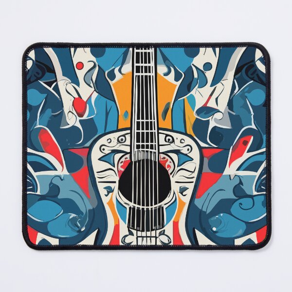 Item preview, Colourful Guitar Artwork designed and sold by ancient-times.