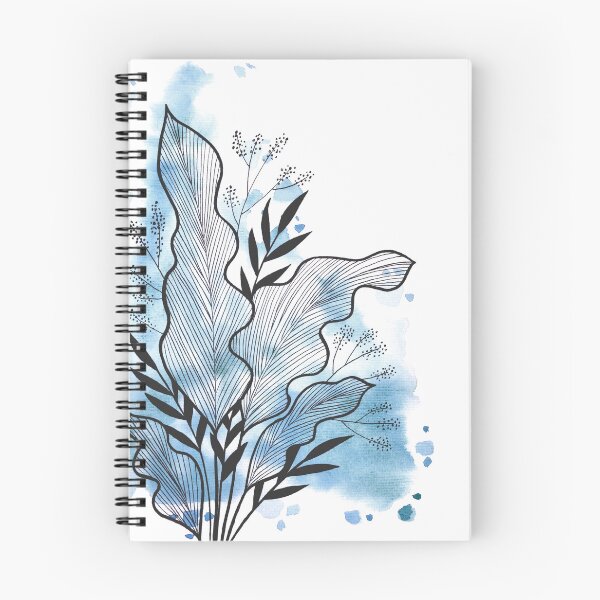 Item preview, Blue Watercolor Banana Leaf designed and sold by BEATRIZKOBORI.