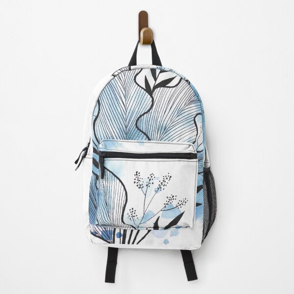 Item preview, Blue Watercolor Banana Leaf designed and sold by BEATRIZKOBORI.