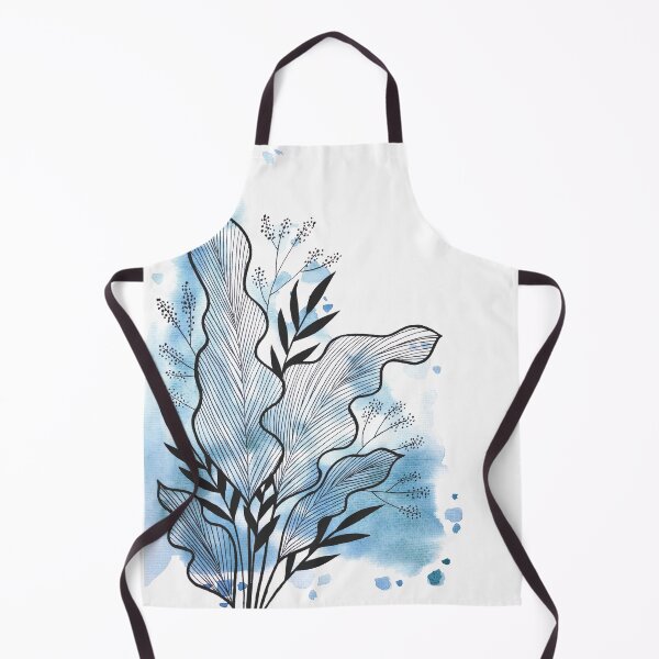 Item preview, Blue Watercolor Banana Leaf designed and sold by BEATRIZKOBORI.