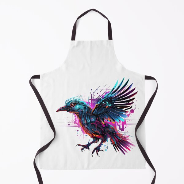 Item preview, Cyberpunk Bird in Neon Colors designed and sold by SchorlCraft.