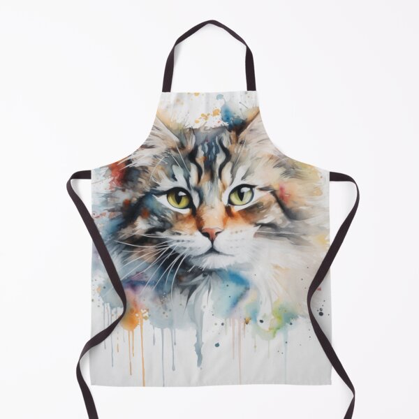 Item preview, cute cat with colour full colour water designed and sold by Superann8.