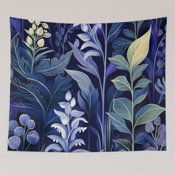 Item preview, Blue Garden: Seamless Blue Flower Vector designed and sold by MauveFleur.