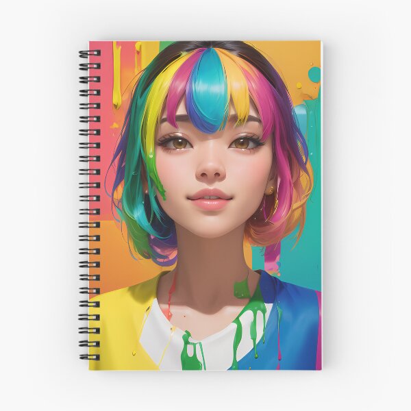Item preview, Splashed Color Girl designed and sold by Hankotsu.