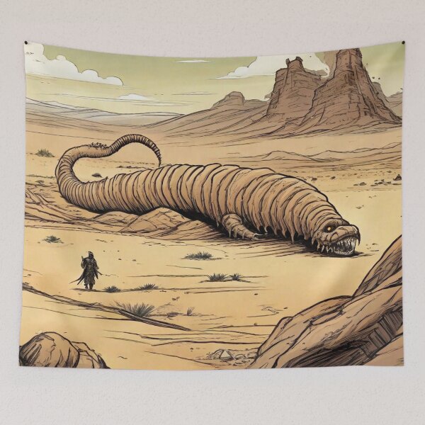 Item preview, Mongolian Death Worm 17 designed and sold by AIfolklore.