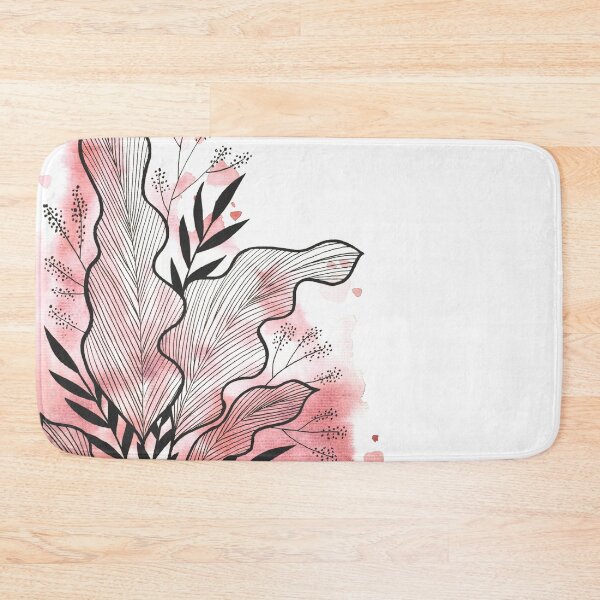 Item preview, Red Watercolor Banana Leaf designed and sold by BEATRIZKOBORI.