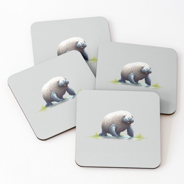 Item preview, Pixel Manatee Design Print  designed and sold by randomtdesigns.