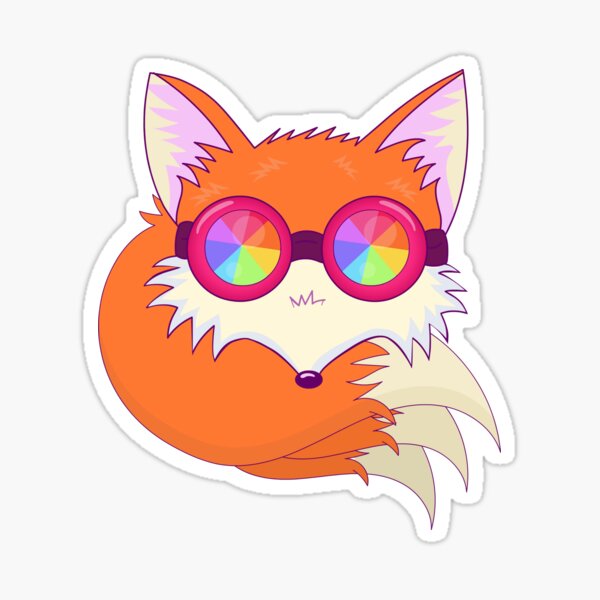 Kitsulie Logo with Goggles Sticker