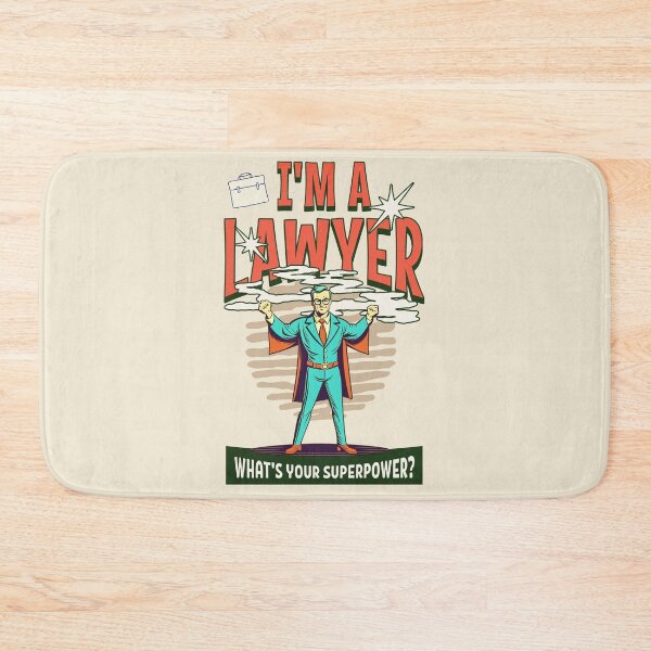 Item preview, I'm a lawyer. What’s your super power? Best lawyer gift designed and sold by Zandalus.