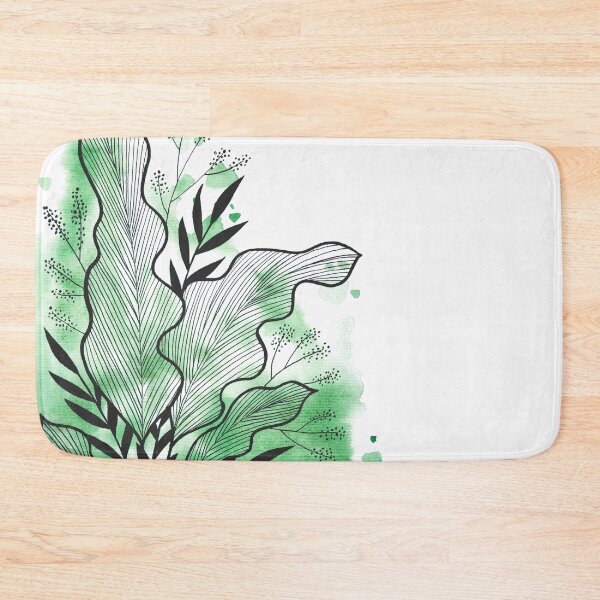 Item preview, Green Watercolor Banana Leaf designed and sold by BEATRIZKOBORI.