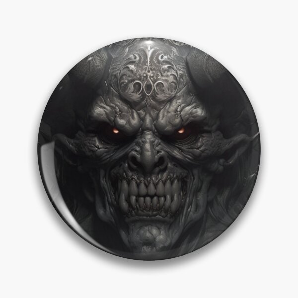 Item preview, Horned black demon designed and sold by amac1662.