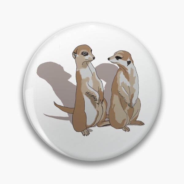 Item preview, Meerkat with shadow designed and sold by Ute Rüger.